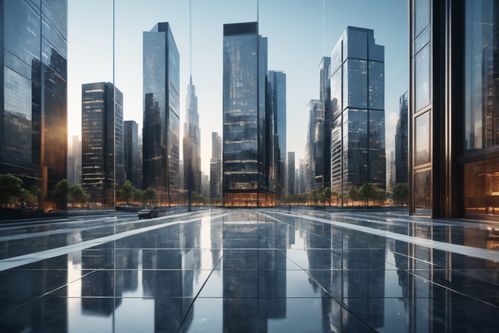 光影中的城市地标 房地产高楼大厦摄影艺术